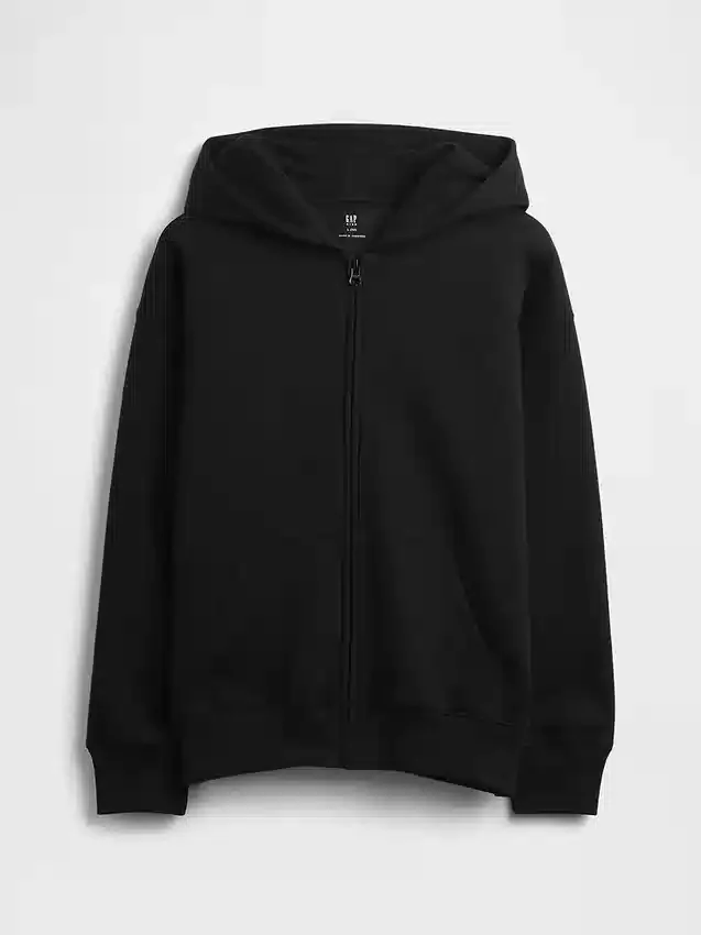 Sweat à capuche zippé Vintagesoft pour enfants