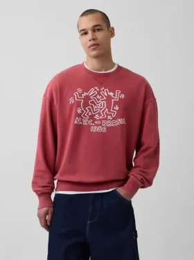 Sweat épais à logo Keith Haring