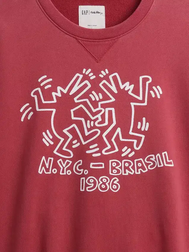 Sweat épais à logo Keith Haring