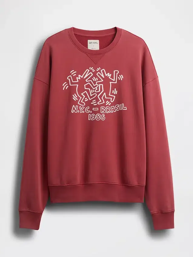 Sweat épais à logo Keith Haring