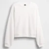 Sweat-shirt à col rond et coupe légèrement raccourcie Vintagesoft