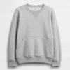 Sweat-shirt à col rond et poche Vintagesoft pour enfants, coupe décontractée
