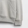 Sweat-shirt à col rond et poche Vintagesoft pour enfants, coupe décontractée