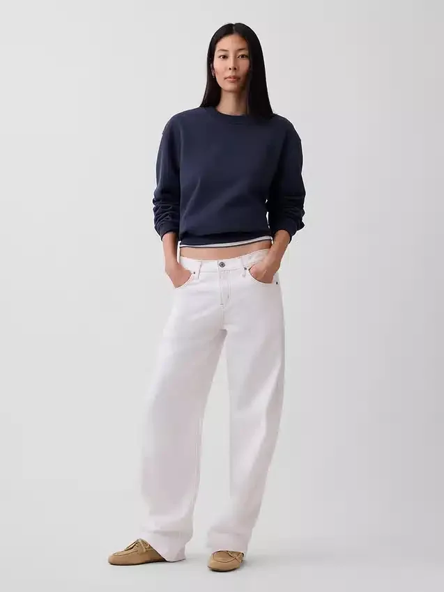 Sweat-shirt à col rond Vintagesoft pour adulte