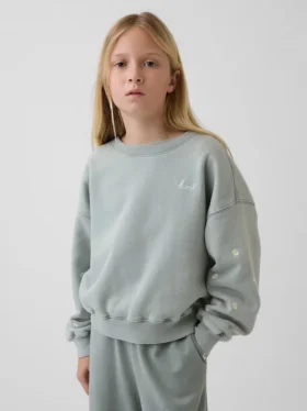Sweat-shirt à col rond Vintagesoft Wedge pour enfants