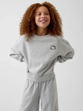 Sweat-shirt à col rond Vintagesoft Wedge pour enfants