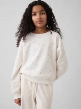 Sweat-shirt à col rond Vintagesoft Wedge pour enfants