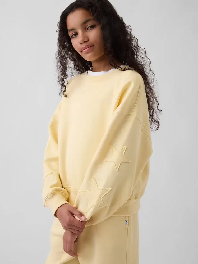 Sweat-shirt à col rond Vintagesoft Wedge pour enfants