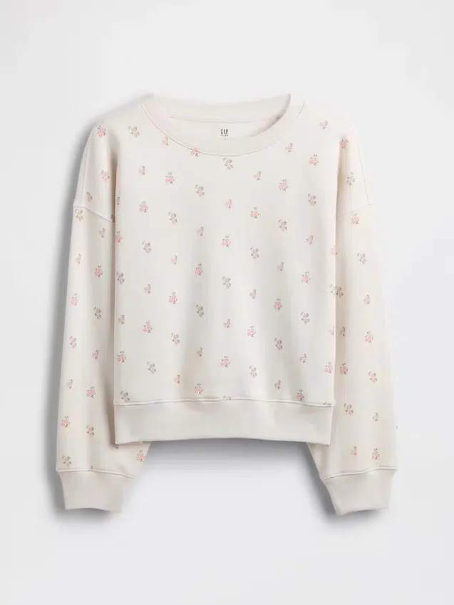 Sweat-shirt à col rond Vintagesoft Wedge pour enfants
