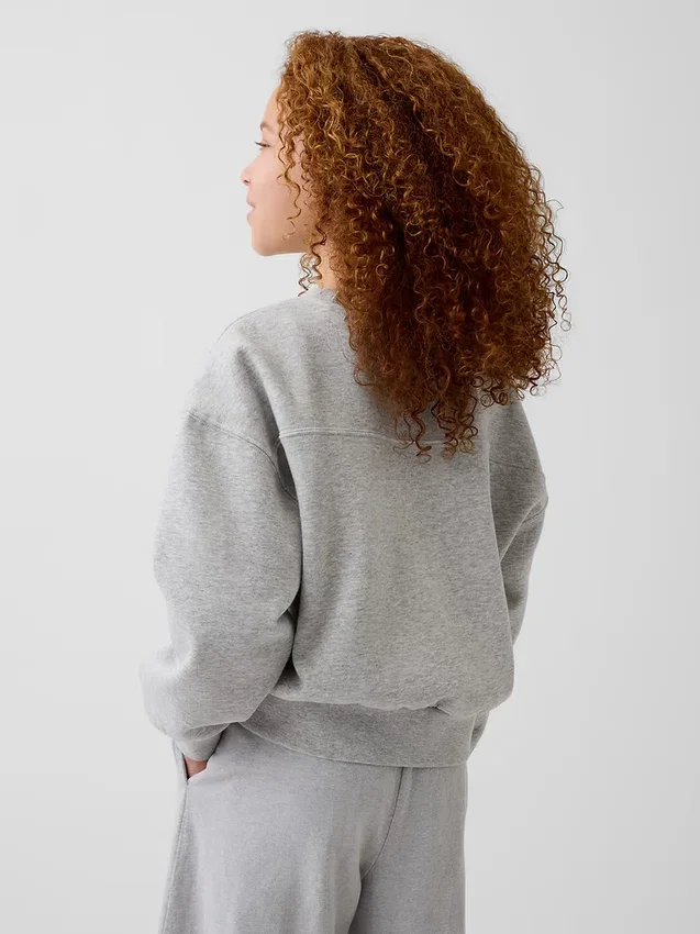 Sweat-shirt à col rond Vintagesoft Wedge pour enfants