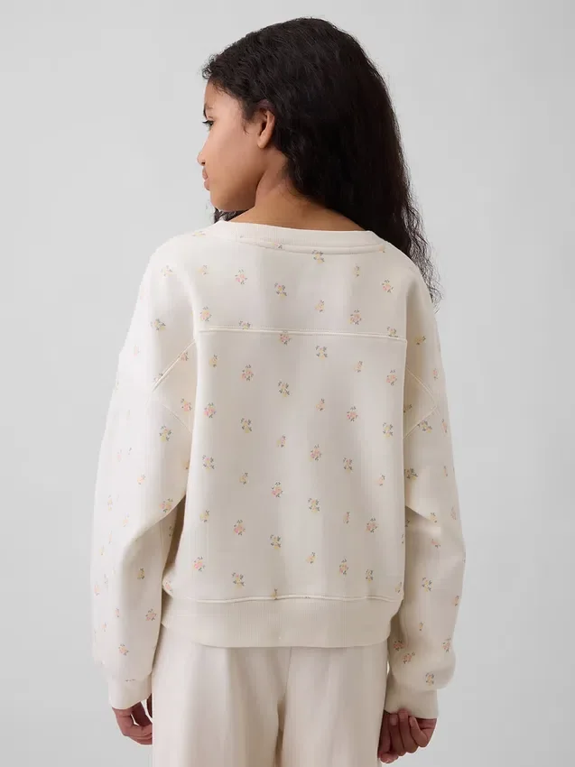 Sweat-shirt à col rond Vintagesoft Wedge pour enfants