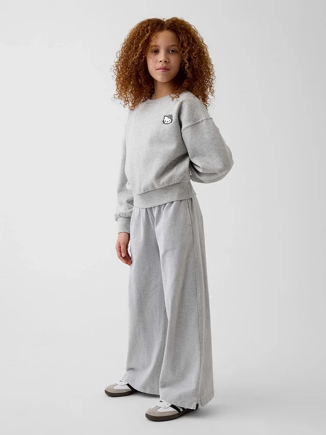 Sweat-shirt à col rond Vintagesoft Wedge pour enfants