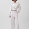 Sweat-shirt court oversize à œillets Vintagesoft
