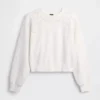 Sweat-shirt court oversize à œillets Vintagesoft
