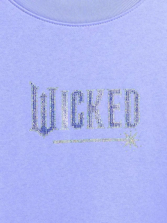 Sweat-shirt court à talons compensés « Wicked » en Vintagesoft