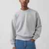 Sweat-shirt en molleton français extra-épais