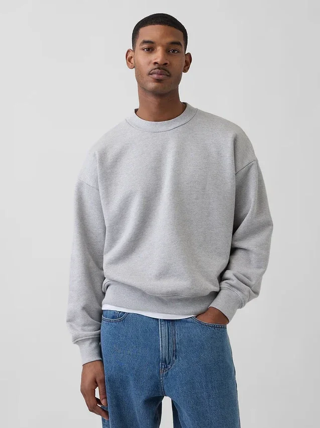 Sweat-shirt en molleton français extra-épais