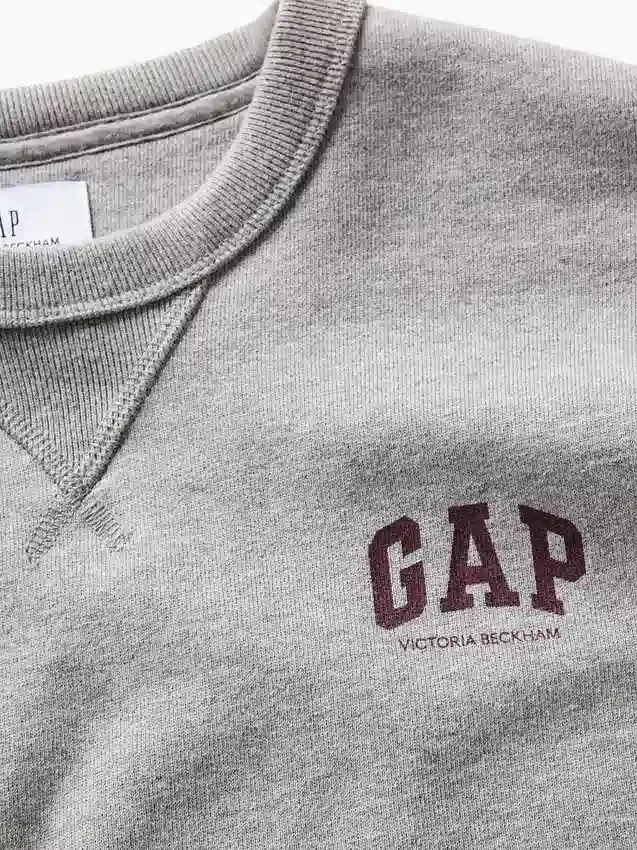 Sweat-shirt en molleton français GAP × Victoria Beckham