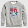 Sweat-shirt en polaire à col rond « Snoopy Hockey » Peanuts pour enfants