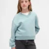 Sweat-shirt enfant à col en V ample Vintagesoft