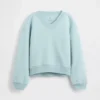 Sweat-shirt enfant à col en V ample Vintagesoft