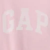Sweat-shirt enfant Vintagesoft en tissu éponge à col large et logo