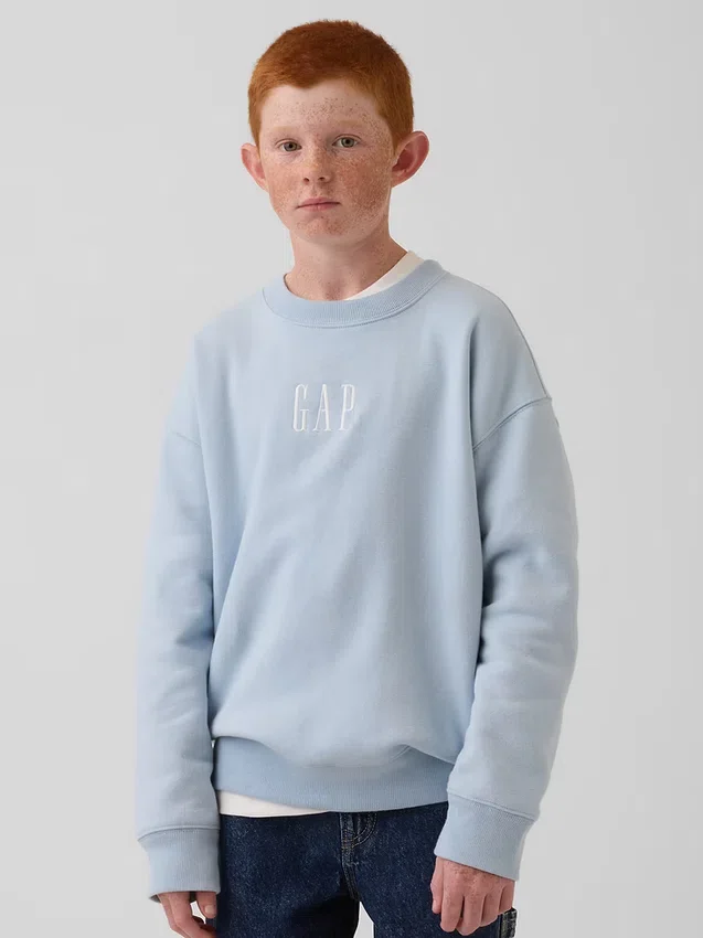 Sweat-shirt enfant Vintagesoft à logo, coupe décontractée