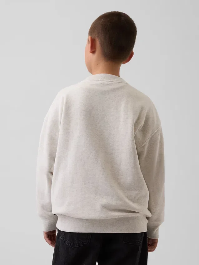 Sweat-shirt enfant Vintagesoft à logo, coupe décontractée