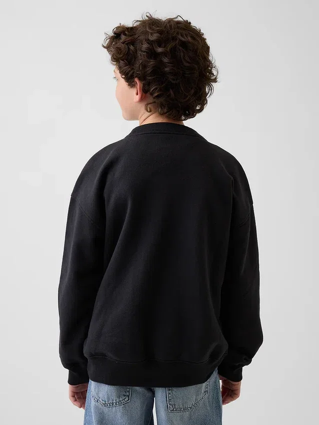 Sweat-shirt enfant Vintagesoft à logo, coupe décontractée
