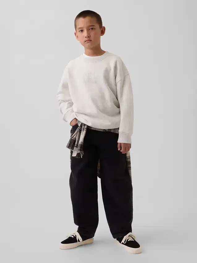 Sweat-shirt enfant Vintagesoft à logo, coupe décontractée