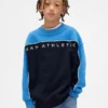 Sweat-shirt enfant Vintagesoft à logo et motifs color block