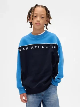 Sweat-shirt enfant Vintagesoft à logo et motifs color block
