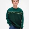 Sweat-shirt enfant Vintagesoft à logo et motifs color block