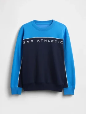 Sweat-shirt enfant Vintagesoft à logo et motifs color block