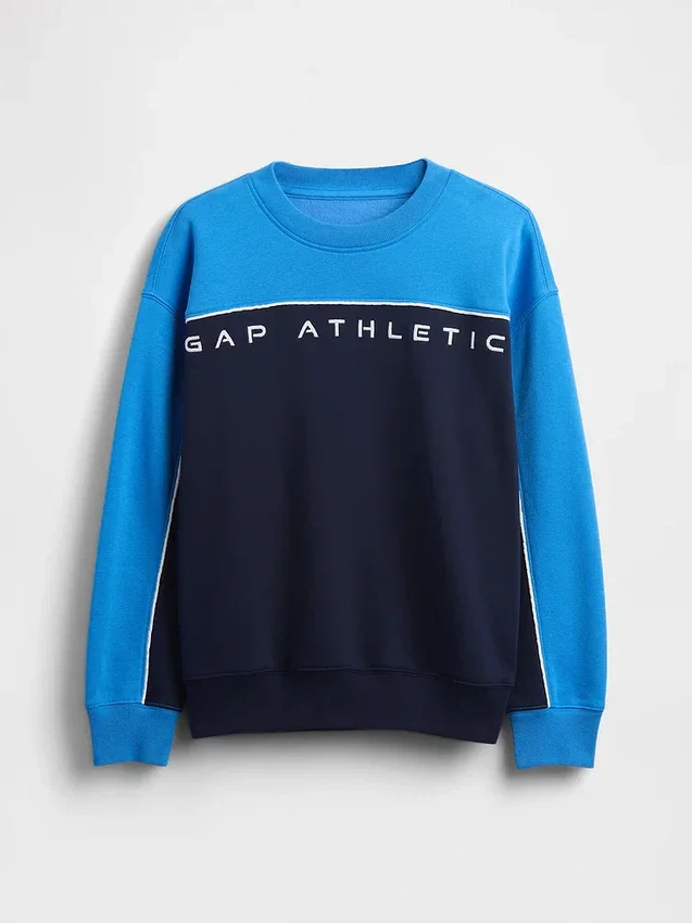 Sweat-shirt enfant Vintagesoft à logo et motifs color block