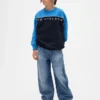 Sweat-shirt enfant Vintagesoft à logo et motifs color block
