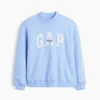 Sweat-shirt enfant Vintagesoft oversize à col montant et logo