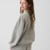 Sweat-shirt enfant Vintagesoft oversize à col montant et logo