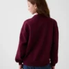 Sweat-shirt enfant Vintagesoft oversize à col montant et logo