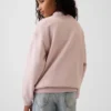 Sweat-shirt enfant Vintagesoft oversize à col montant et logo