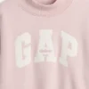 Sweat-shirt enfant Vintagesoft oversize à col montant et logo