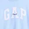 Sweat-shirt enfant Vintagesoft oversize à col montant et logo