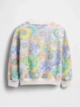 Sweat-shirt à fleurs en tissu éponge Vintagesoft pour Bébé & Enfant
