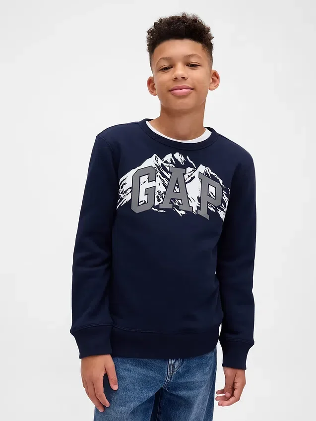 Sweat-shirt à logo pour enfants