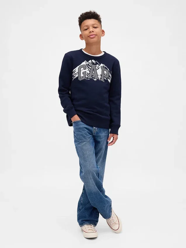 Sweat-shirt à logo pour enfants