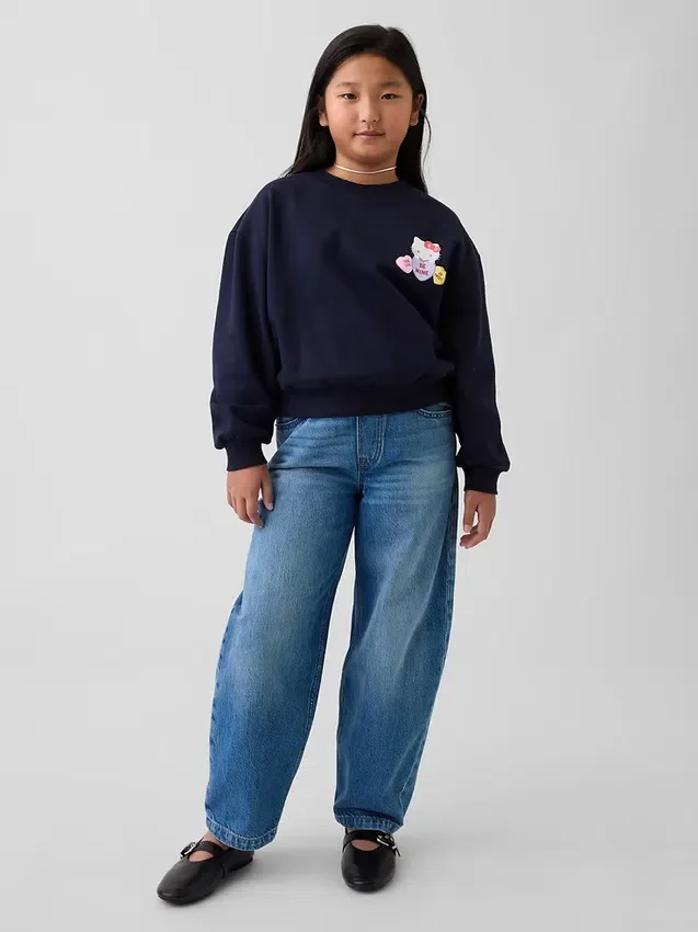 Sweat-shirt à manches dolman Vintagesoft pour enfants