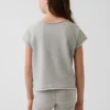 Sweat-shirt à manches raglan en tissu éponge Vintagesoft pour enfant