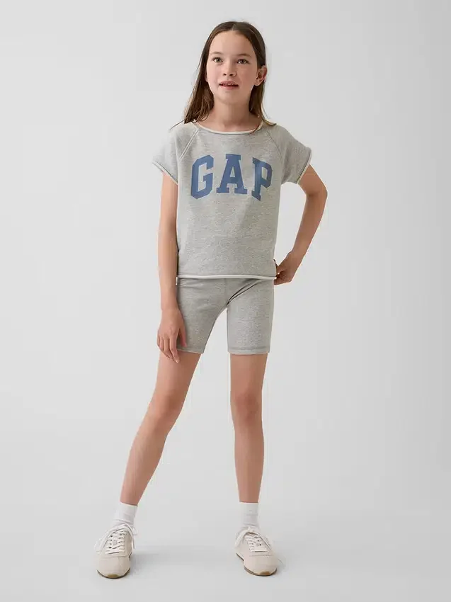 Sweat-shirt à manches raglan en tissu éponge Vintagesoft pour enfant