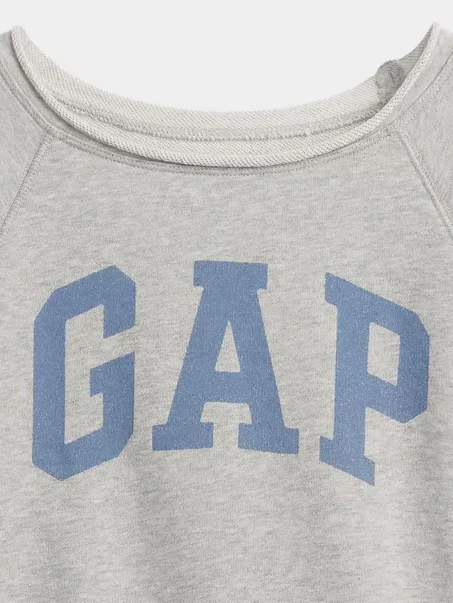 Sweat-shirt à manches raglan en tissu éponge Vintagesoft pour enfant