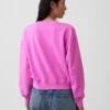 Sweat-shirt oversize à col en V Vintagesoft